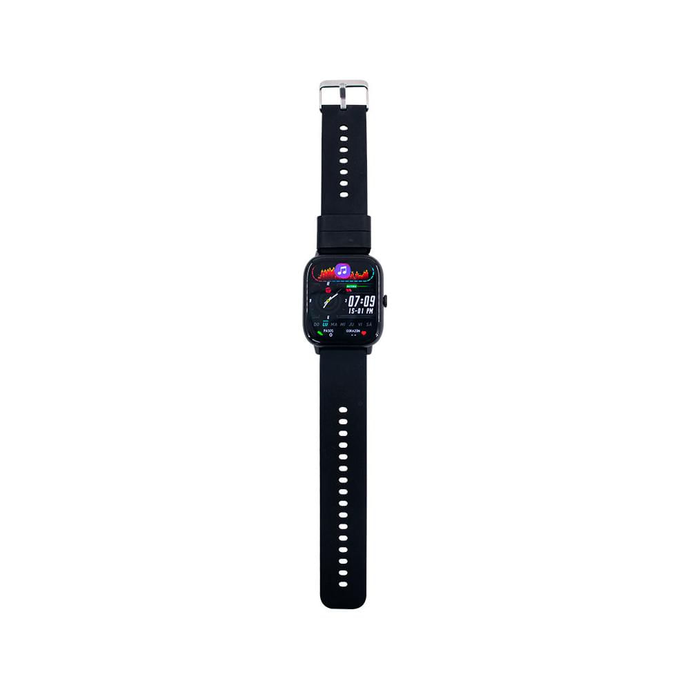 Reloj inteligente Teros TE-8084N 1.85"" AMOLED, IP68, Bluetooth 5.3, color negro - Tecnología avanza