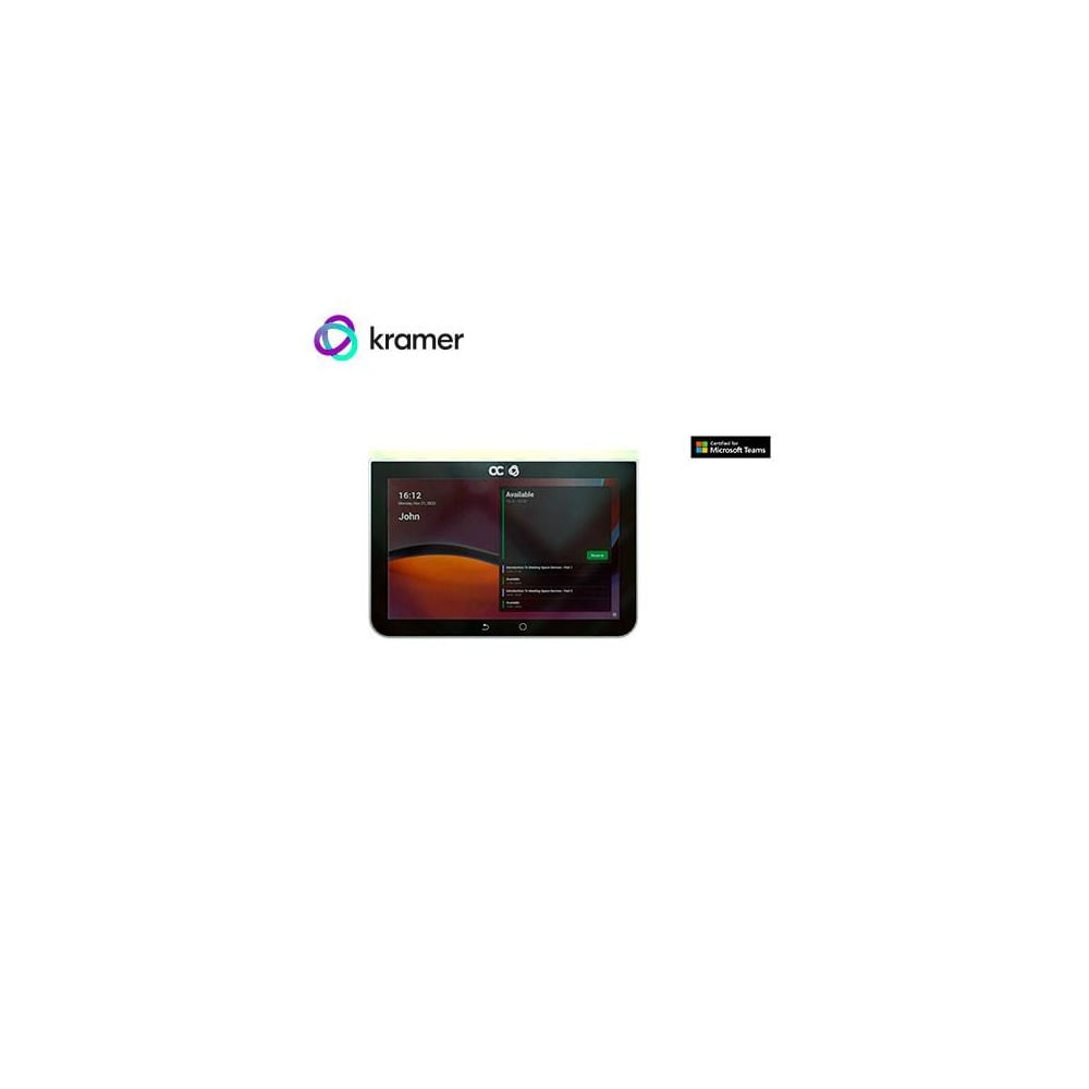 Programador de salas de reuniones Kramer KAC-SCD-10 con pantalla táctil LCD | Eficiencia y fácil us