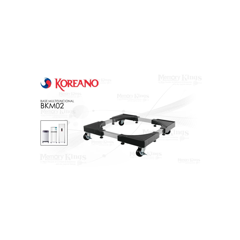 Base multifunción KOREANO BKM02 para cocina y electrodomésticos, fácil instalación y versatilidad