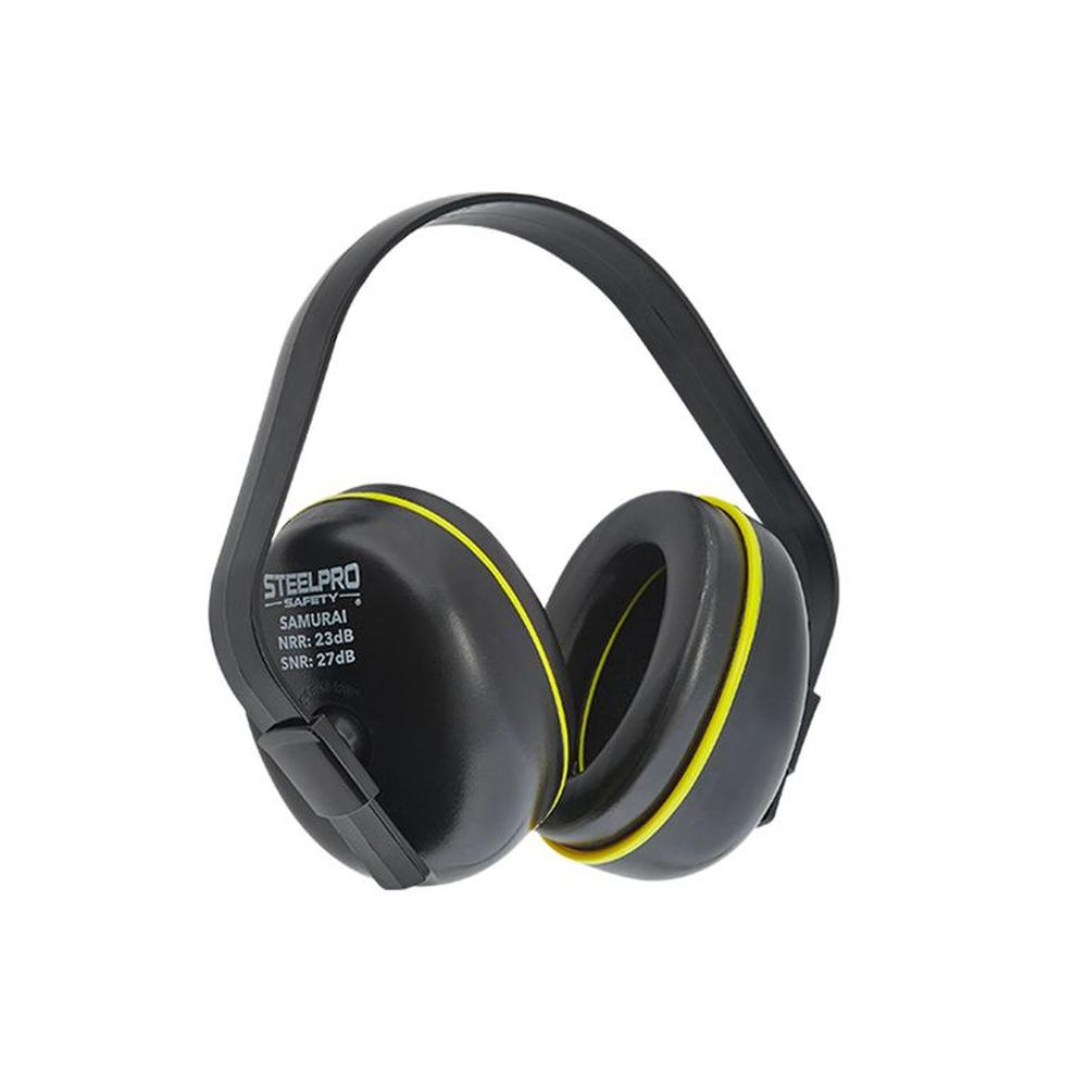 OREJERA SAMURAI 23 DB TIPO VINCHA STEELPRO Negro