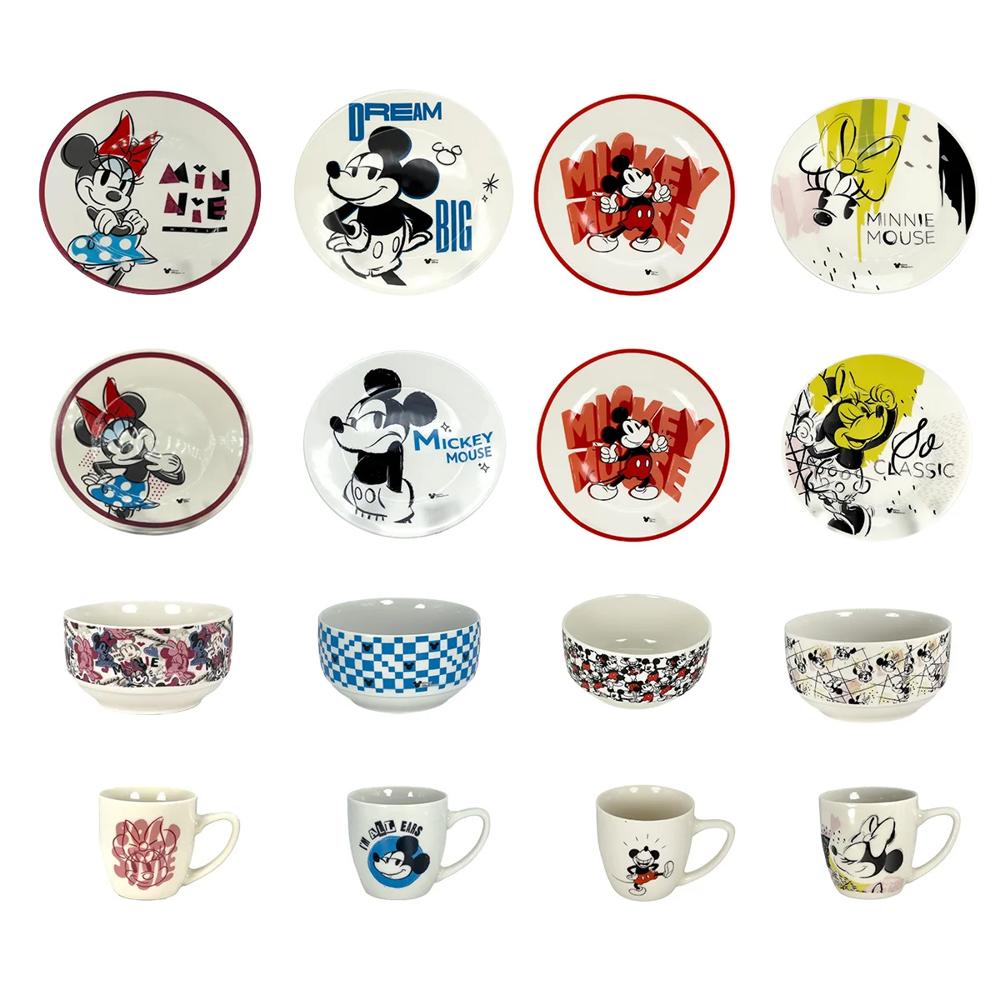 Set de Vajillas Disney Mickey y Minnie 16 Piezas