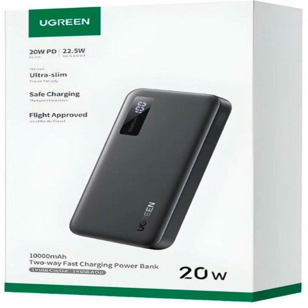Cargador Portátil UGREEN 10000mha Carga Rapida 20W PB311