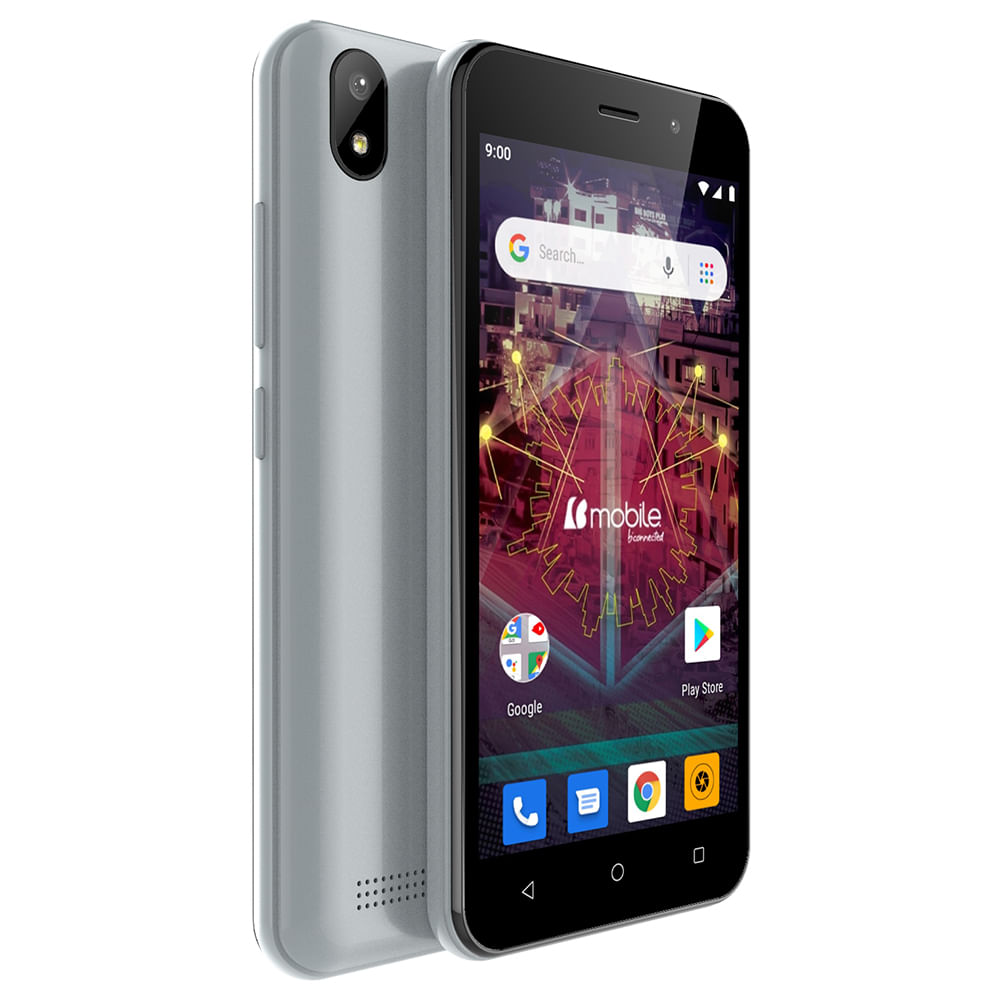 Teléfono Smartphone Bmobile AX754+ PRO 3G 5'' 32+1GB  8 / 2 Mpx - Plata