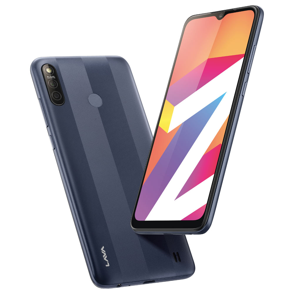 Teléfono Smartphone Lava Z3 4G 6.5'' 32+3GB Fingerprint 8+2 / 5 Mpx - Azul