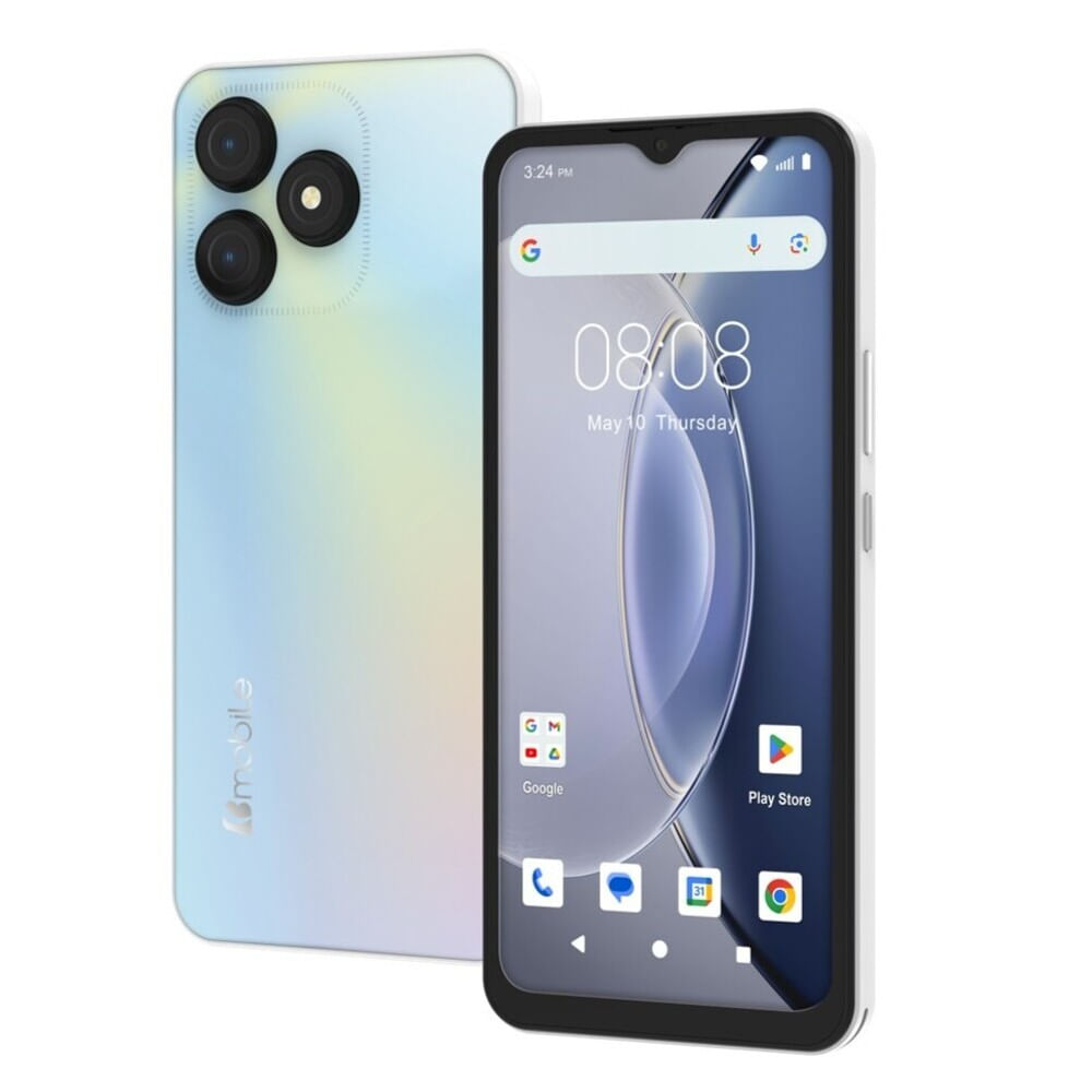Teléfono Smartphone Bmobile Ultra S 4G 6.5'' 128+4GB 13+2 / 8 Mpx - Blanco Tomasol