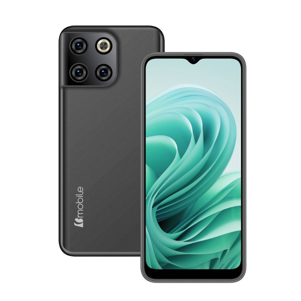 Teléfono Smartphone Bmobile Ultra 4G 6.5'' 128+4GB Fingerprint 50+1+1 / 8 Mpx - Negro