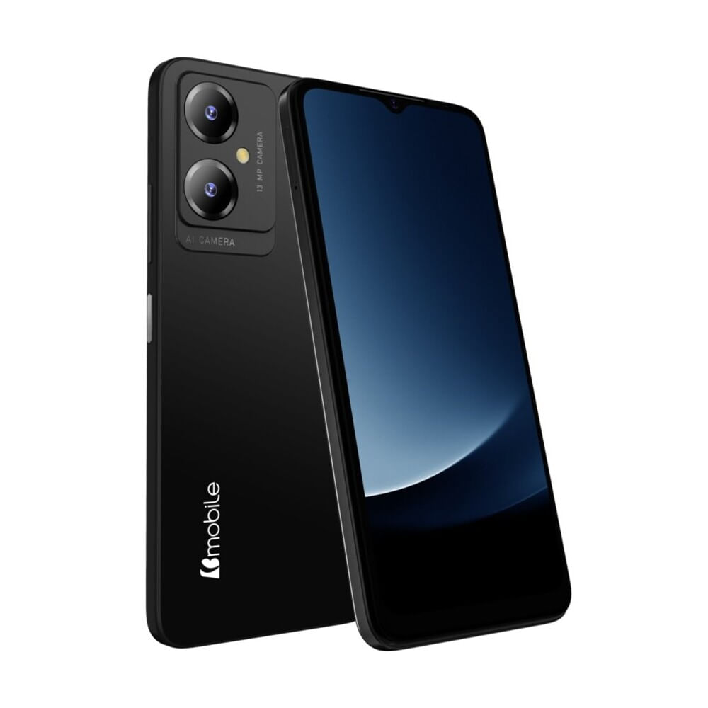 Teléfono Smartphone Bmobile BM65 PRO 4G 6.5'' 64+4GB Fingerprint 13+2 / 8 Mpx -Negro