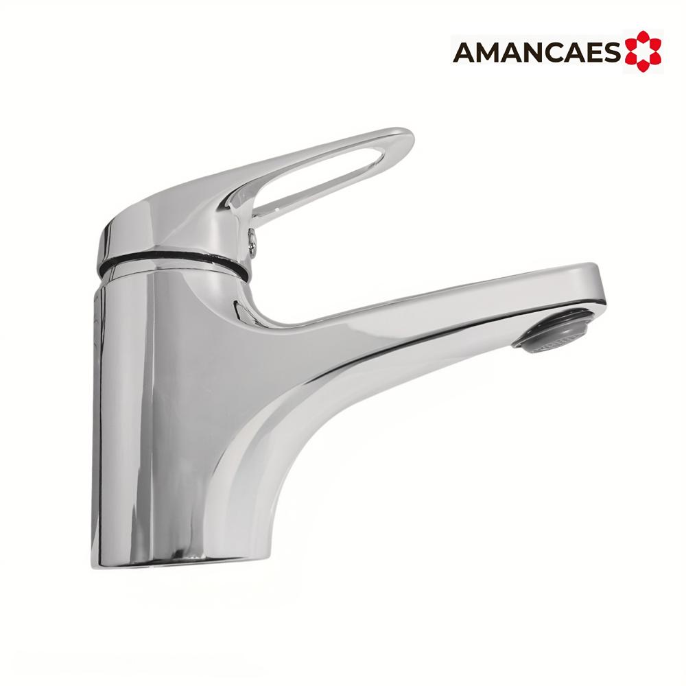 Llave Lavatorio Mezcladora Monocomando Cromado Sofia AMANCAES
