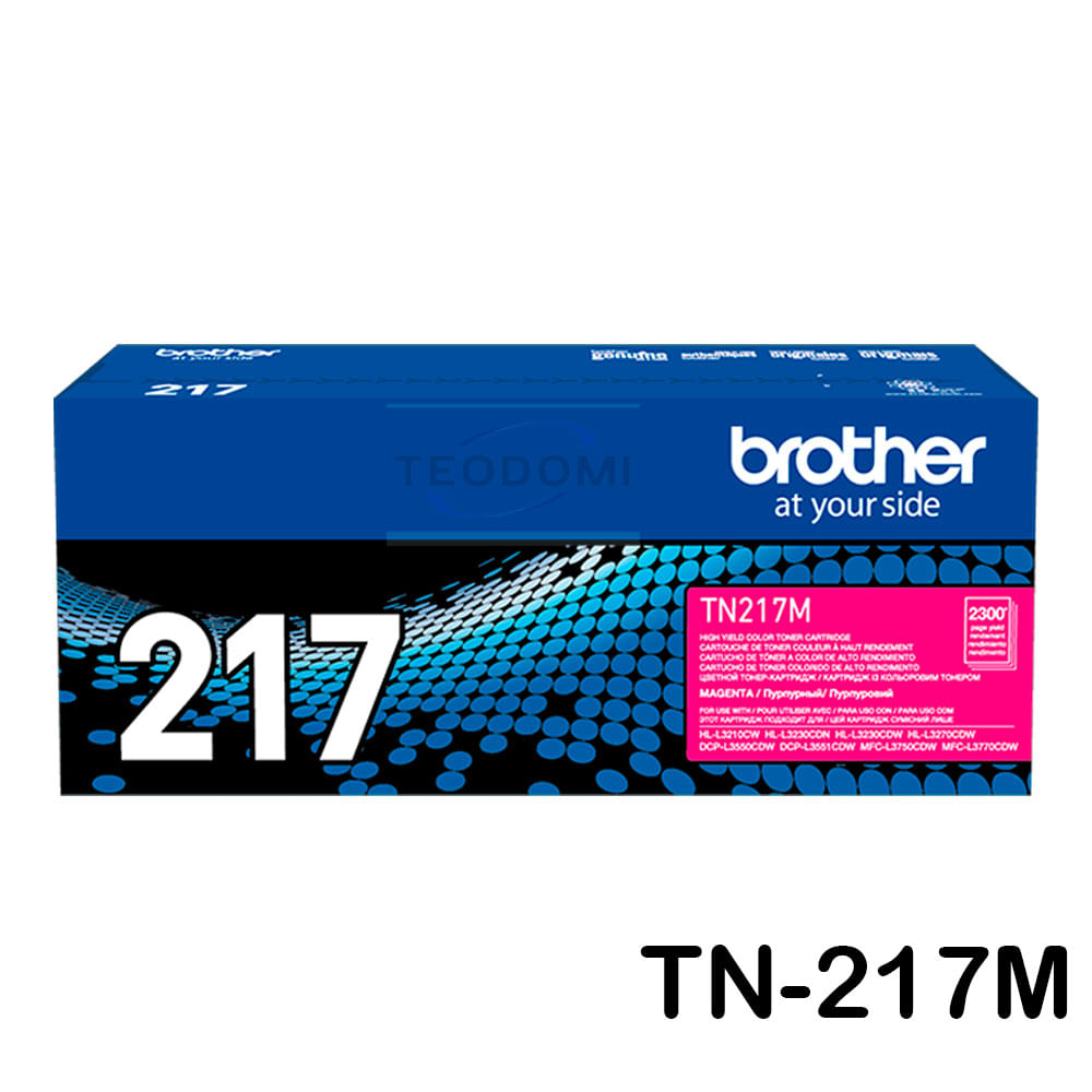 Tóner magenta original Brother TN-217M