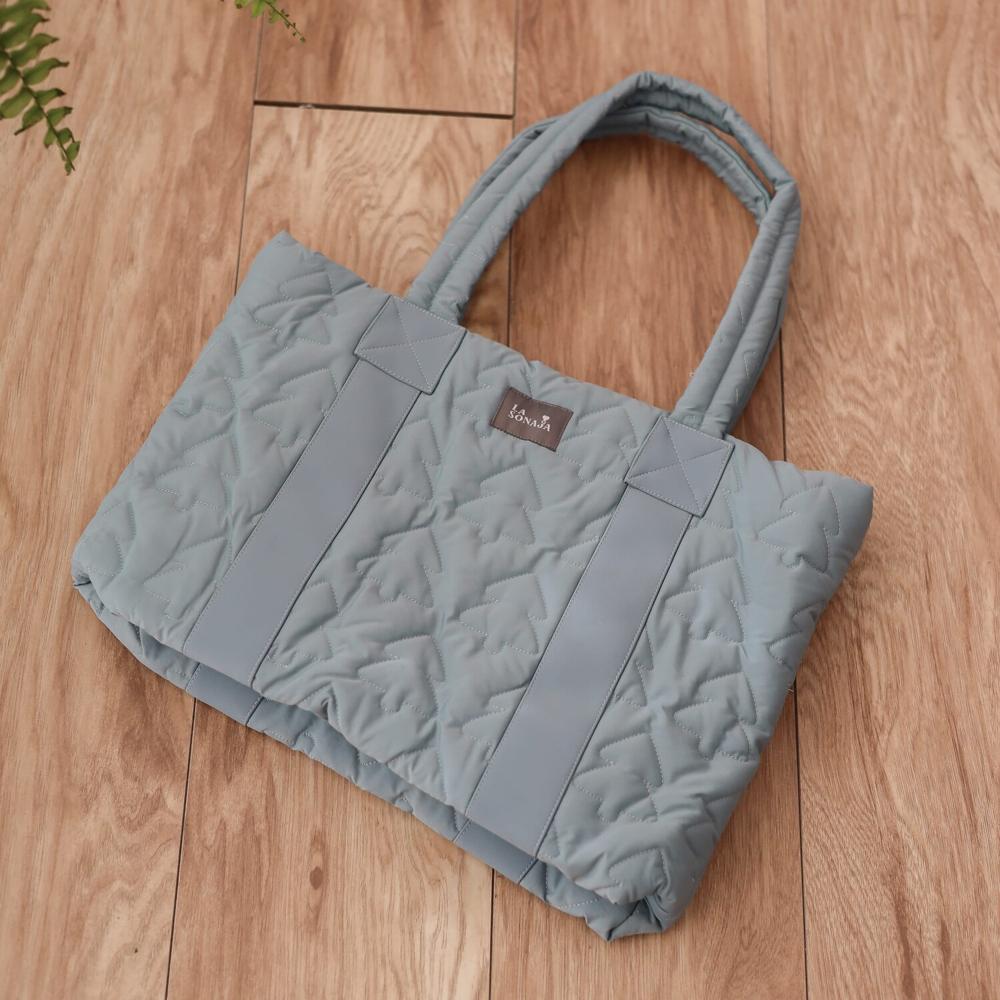 BOLSO PAÑALERO LA SONAJA TOTE BAG IMPERMEABLE VERDE