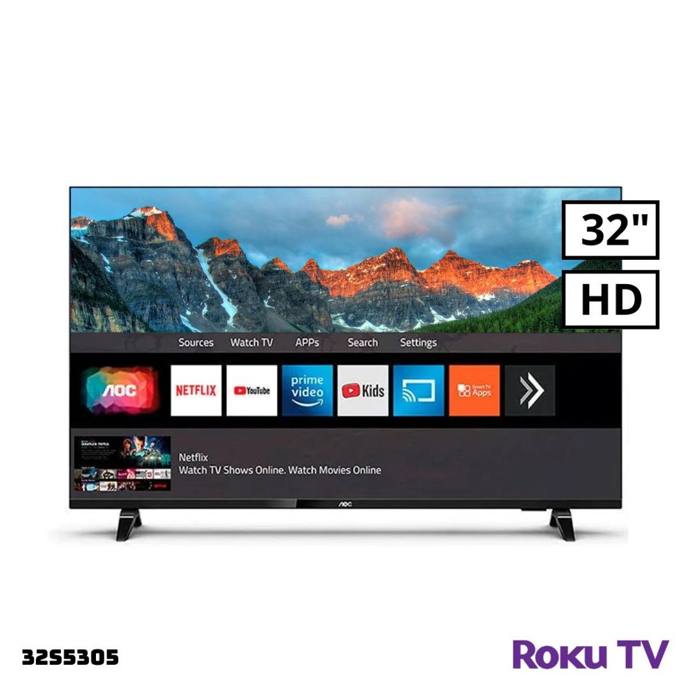 TELEVISOR AOC 32 SMART TV ROKU TV HD LED 32S5045