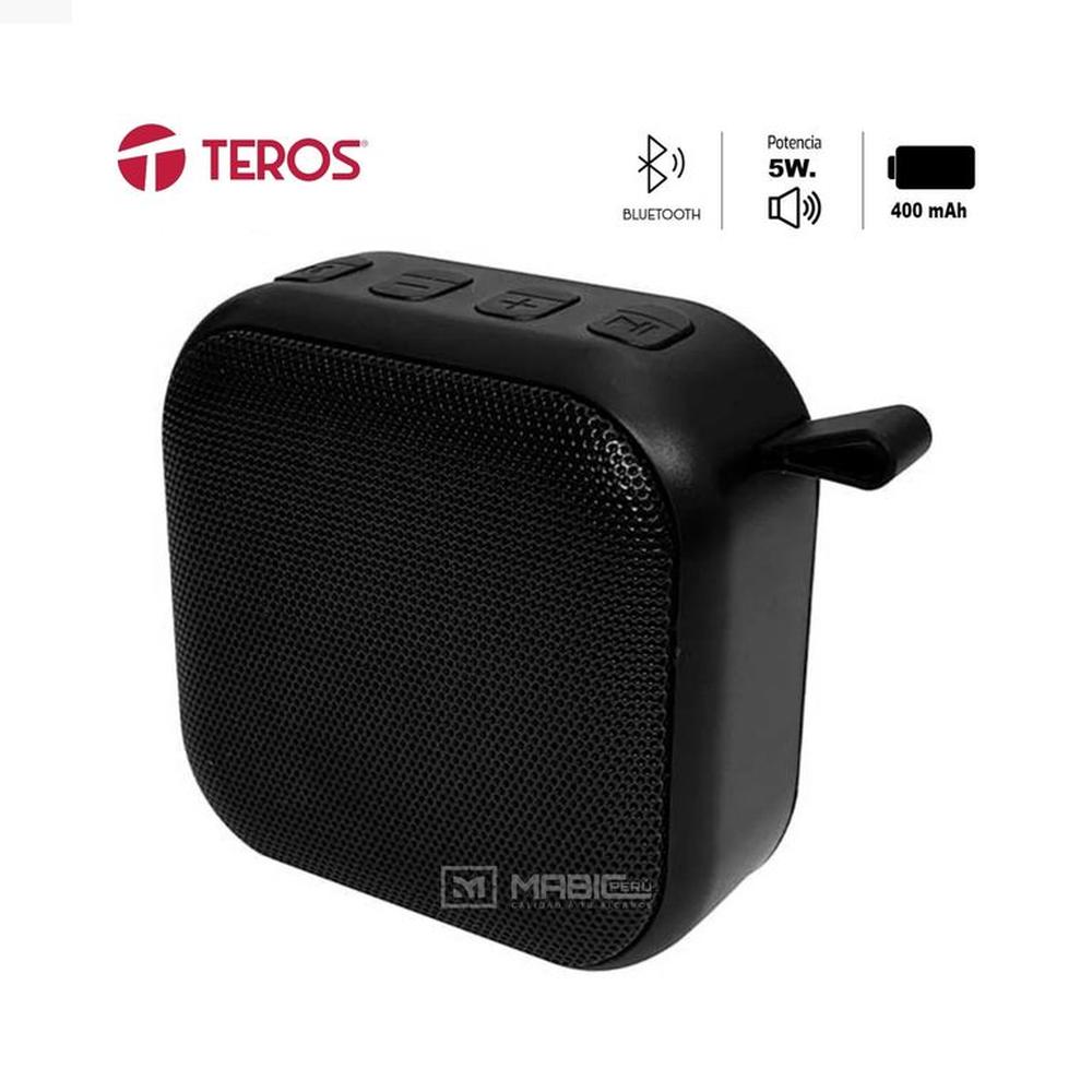 PARLANTE TEROS TE-6032N INALAMBRICO BLUETOOTH 5W 400MAH NEGRO