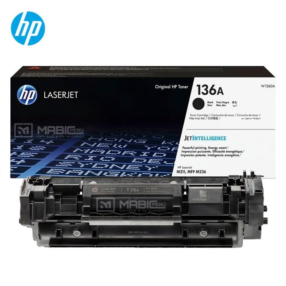 TONER HP 136A NEGRO W1360A LJ M211 M236 M209 1150 ORIGINAL TONER HP 136A NEGRO W1360A LJ M211 M236 M209 1150 ORIGINAL
