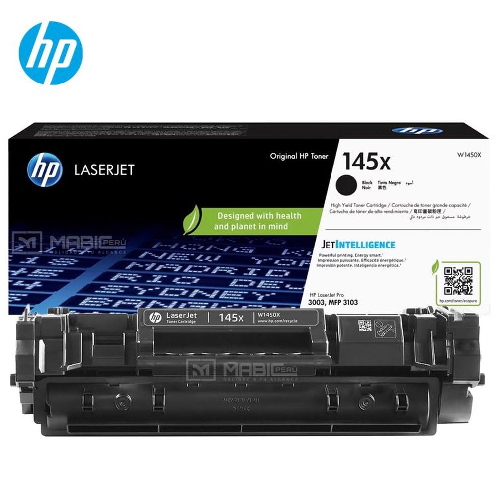 TONER HP 145X NEGRO W1450X LJ PRO 3001 3002 3003 3004 ORIGINAL TONER HP 145X NEGRO W1450X LJ PRO 3001 3002 3003 3004 ORIGINAL