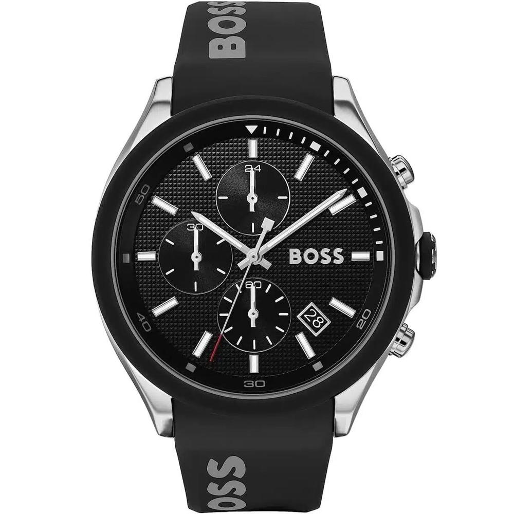 RELOJ HUGO BOSS VELOCITY NEGRO CORREA DE SILICONA