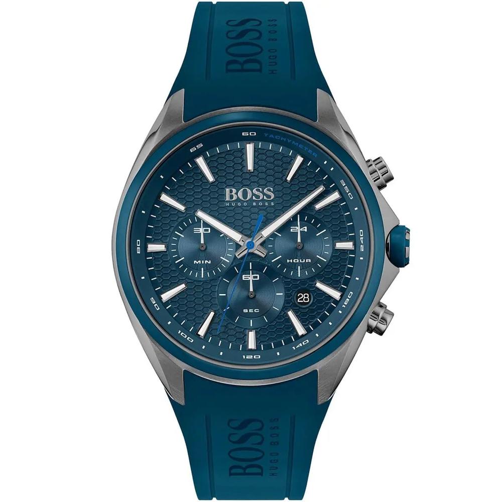 RELOJ HUGO BOSS DISTINCT CAJA Y CORREA AZUL CRONOGRAFO