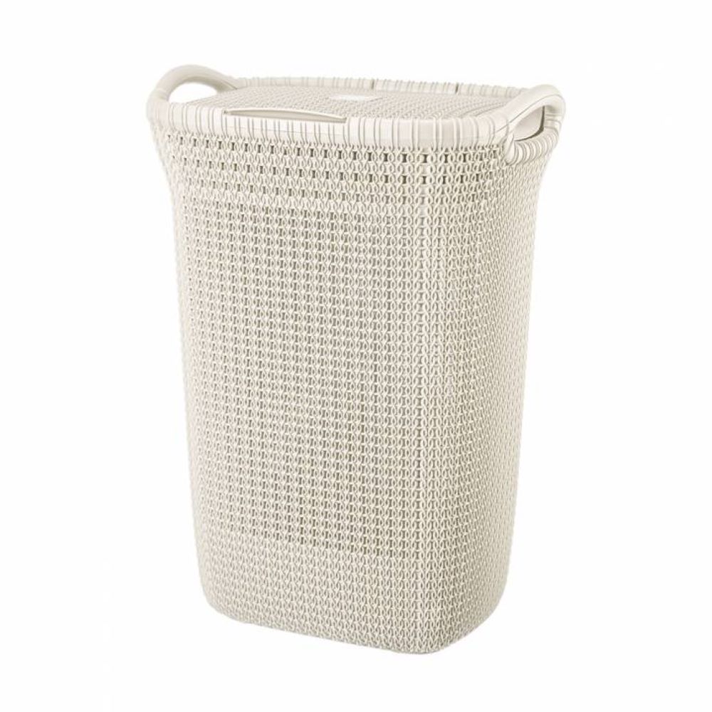 Cesto De Ropa khipu De 60L Reyplast Crema