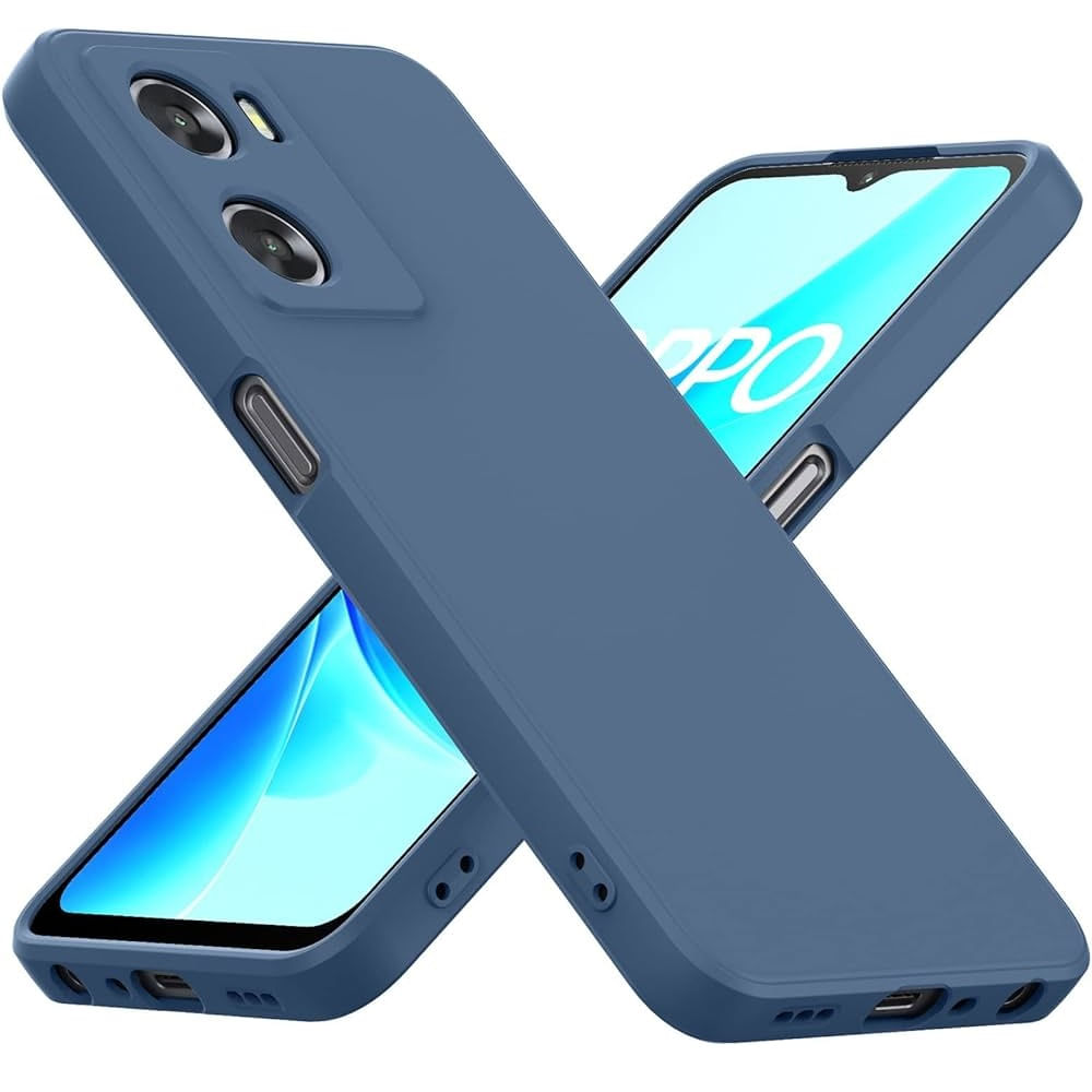 Funda para Oppo A38 Soft Feeling Antishock Azul Resistente ante Caídas y Golpes