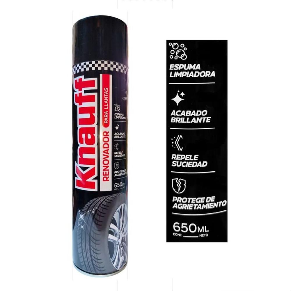 Silicona Renovador y Abrillantador De Llanta Knauff 650 ML Silicona Renovador y Abrillantador De Llanta Knauff 650 ML