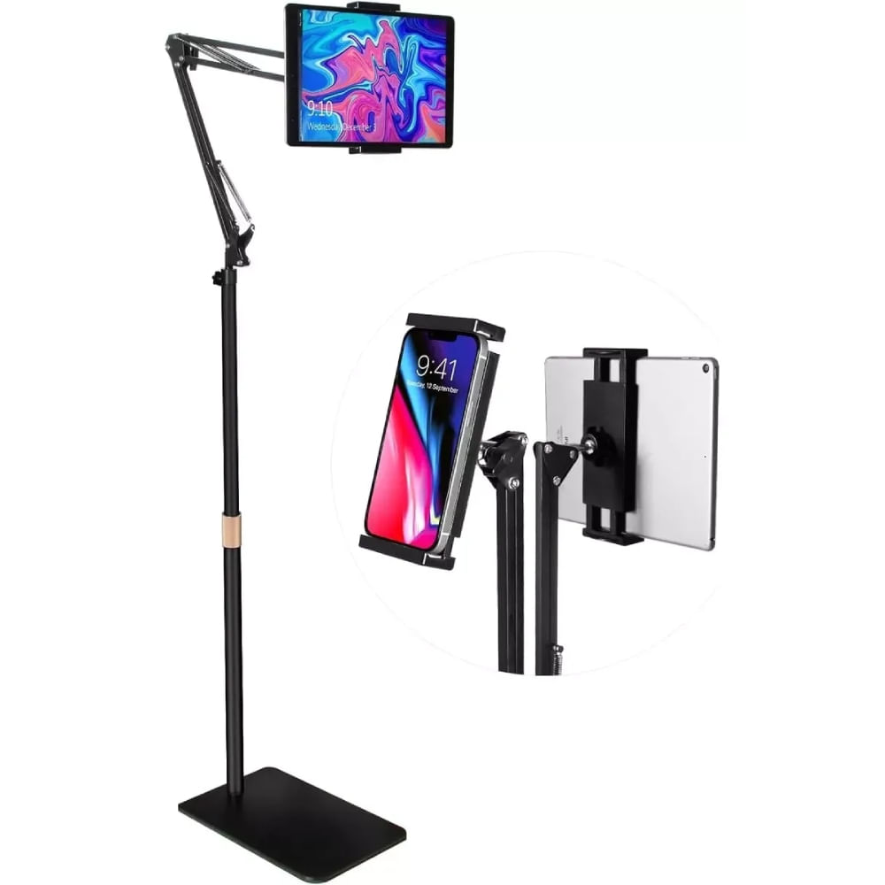 Soporte de Piso para Celular Tablet Pedestal Suelo 170 cm Soporte de Piso para Celular Tablet Pedestal Suelo 170 cm