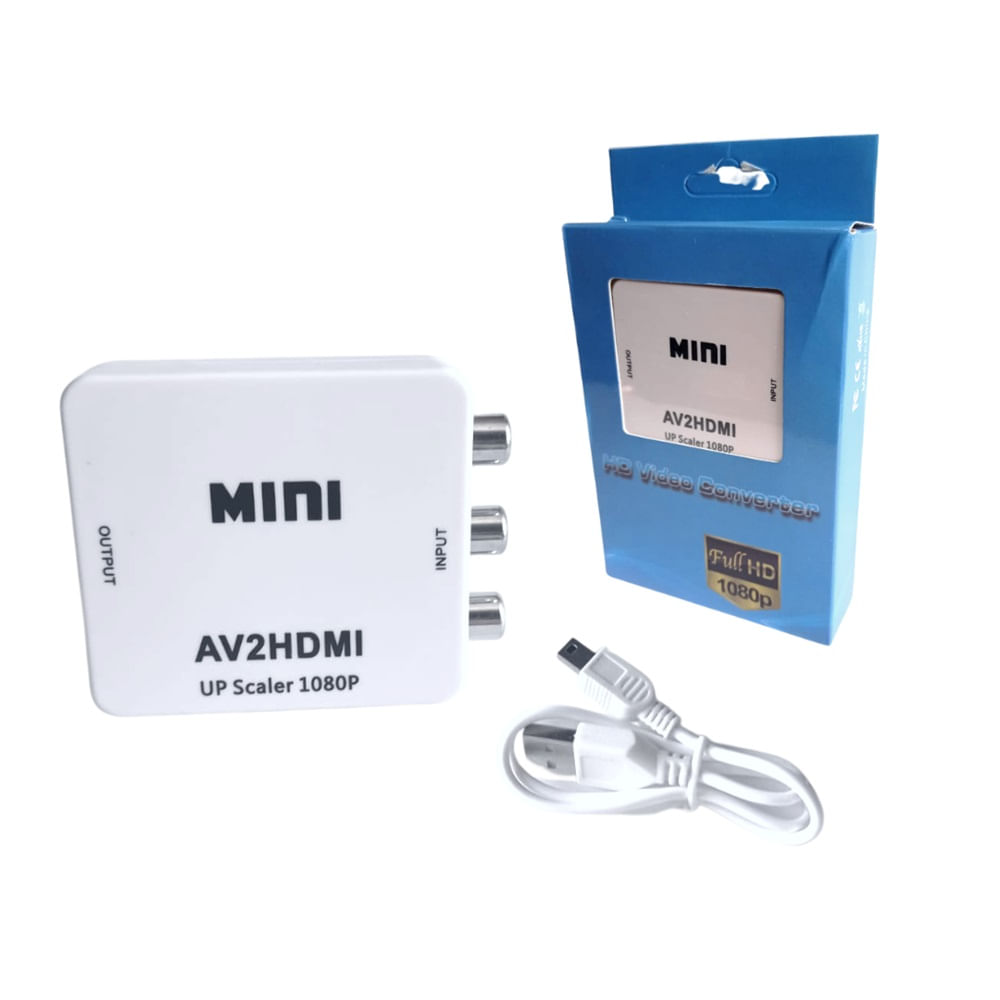 Adaptador Convertidor Rca A Hdmi Con Audio - 1080p