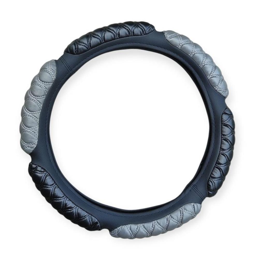 Cubre Volante De Cuerina Anti estresante Chinchón  Plomo