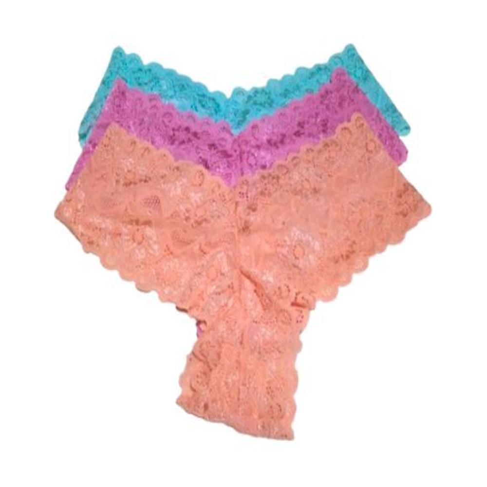 Trusas  Encaje Dama S/M - 3 unidades.