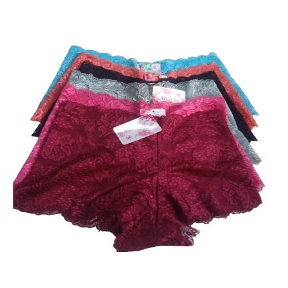 Trusas Cacheteros Encaje S/M - 6 unidades Dama S/M Multicolor Trusas Cacheteros Encaje S/M - 6 unidades Dama S/M Multicolor