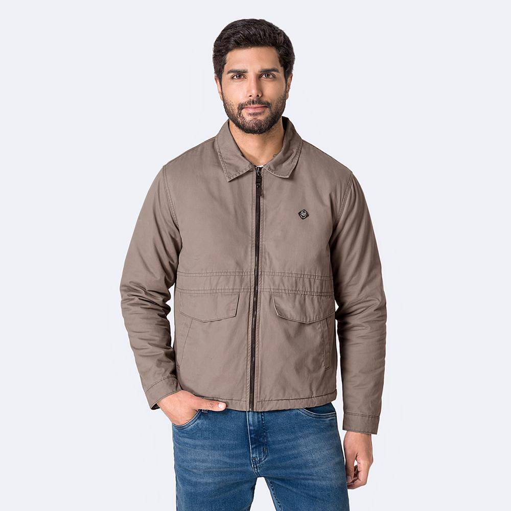 Casaca Drill Pionier Hombre Ssnow Taupe L Casaca Drill Pionier Hombre Ssnow Taupe L