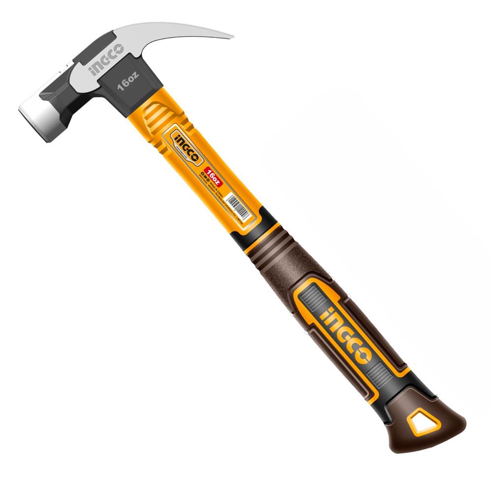 Martillo Fibra de Vidrio 16 oz Ingco HCH81016 Martillo Fibra de Vidrio 16 oz Ingco HCH81016