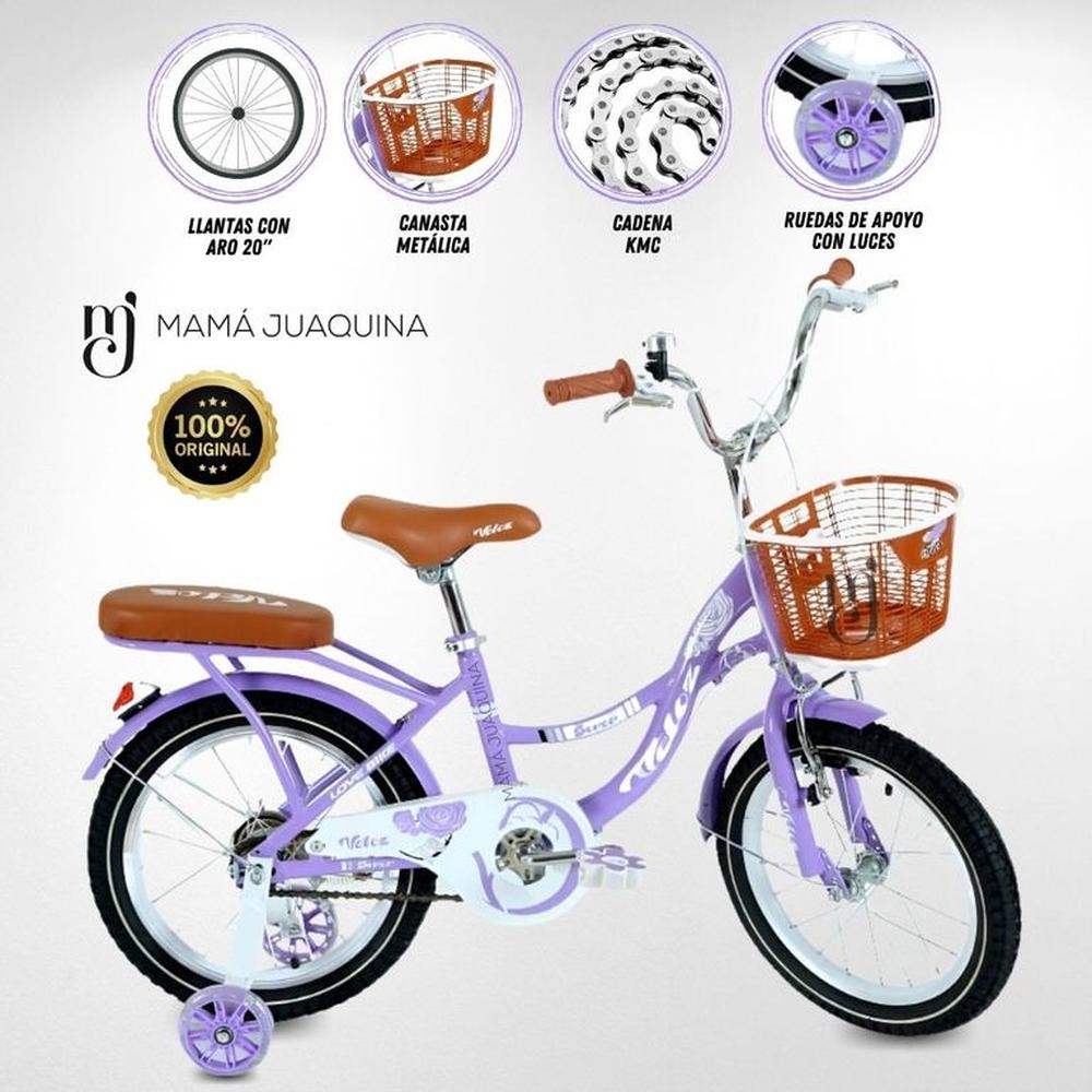 Bicicleta Para Niña Aro 20 «LADY» Purple Bicicleta Para Niña Aro 20 «LADY» Purple