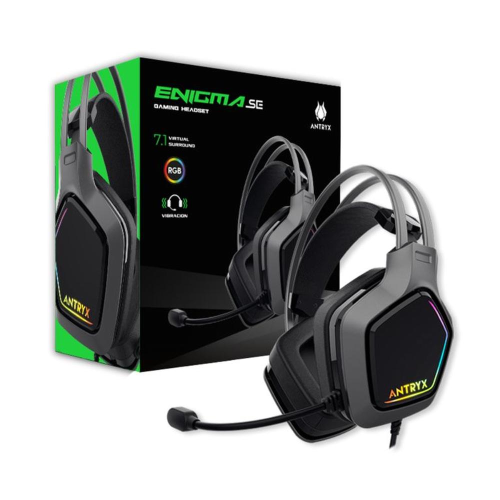 Auricular Antryx Enigma Se Gray 7.1 Virtual Surround Rgb