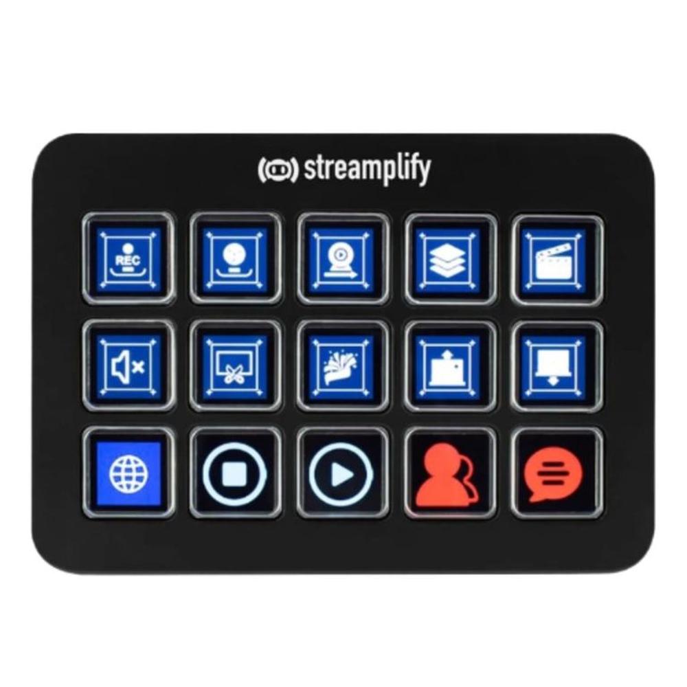 Streaming Deck Streamplify Lcd 15 Keys W/Hub Streaming Deck Streamplify Lcd 15 Keys W/Hub