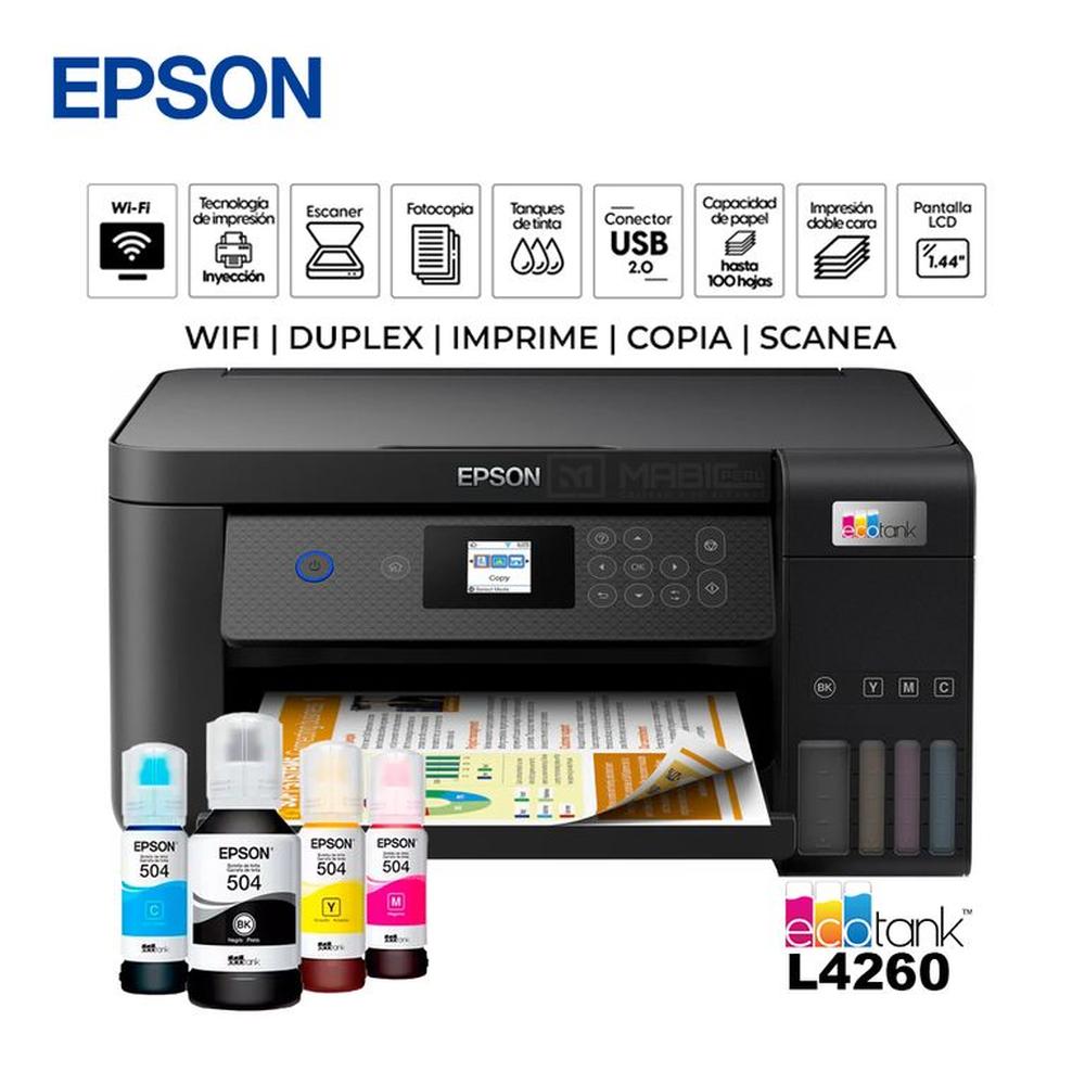 Impresora Multifuncional Epson L4260 Duplex WIFI USB