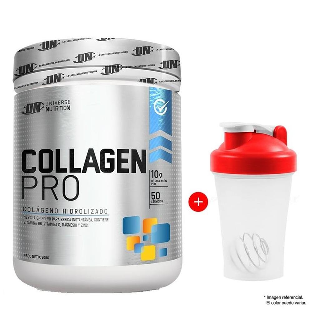 Collagen Pro 500g Colágeno Universe Nutrition Mora más Shaker Collagen Pro 500g Colágeno Universe Nutrition Mora más Shaker
