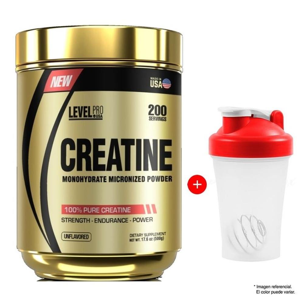 AMINOÁCIDO CREATINA MONOHIDRATADA 500GR LEVEL PRO AMINOÁCIDO CREATINA MONOHIDRATADA 500GR LEVEL PRO