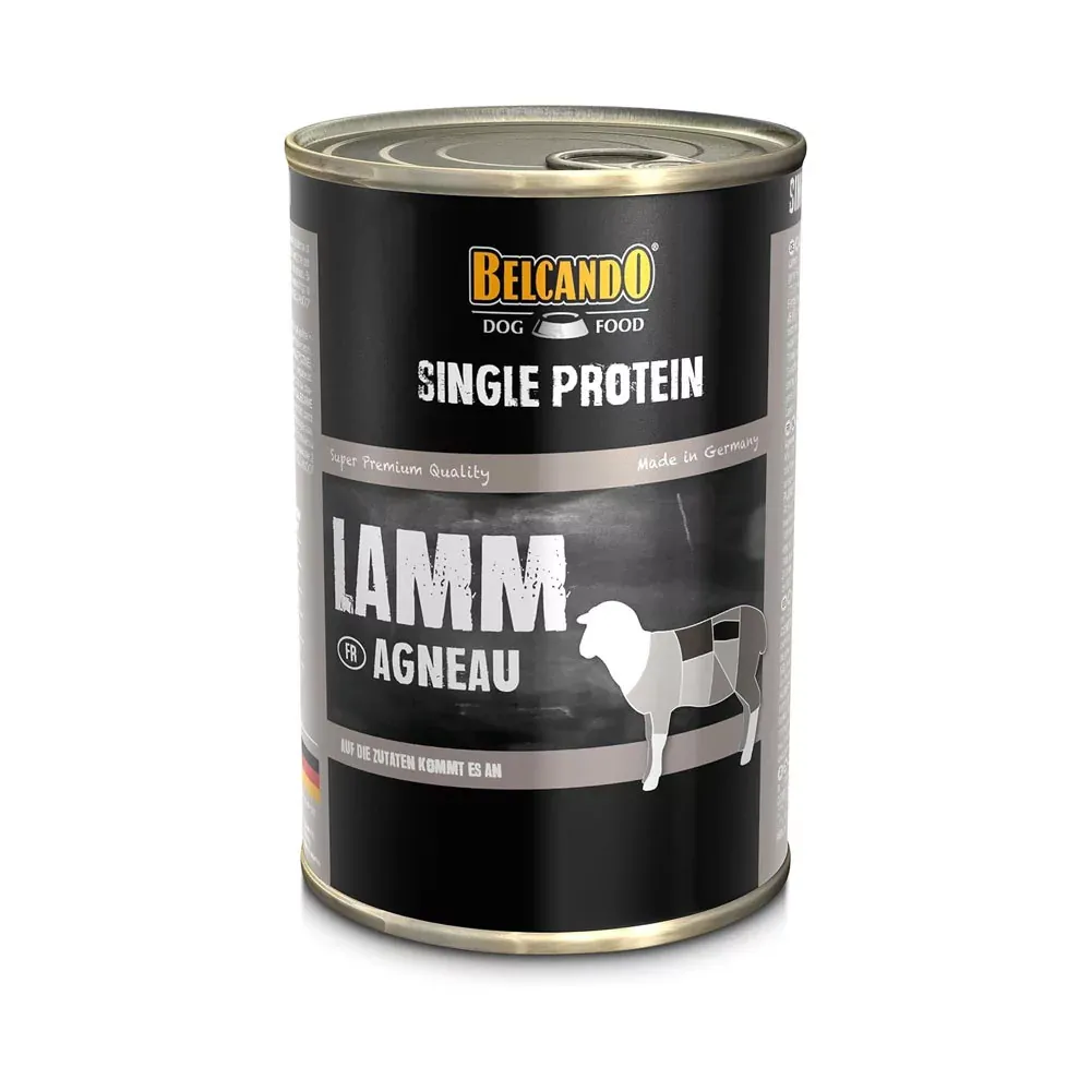 Alimento Belcando Monoproteico Sabor Cordero Lata 400gr Alimento Belcando Monoproteico Sabor Cordero Lata 400gr