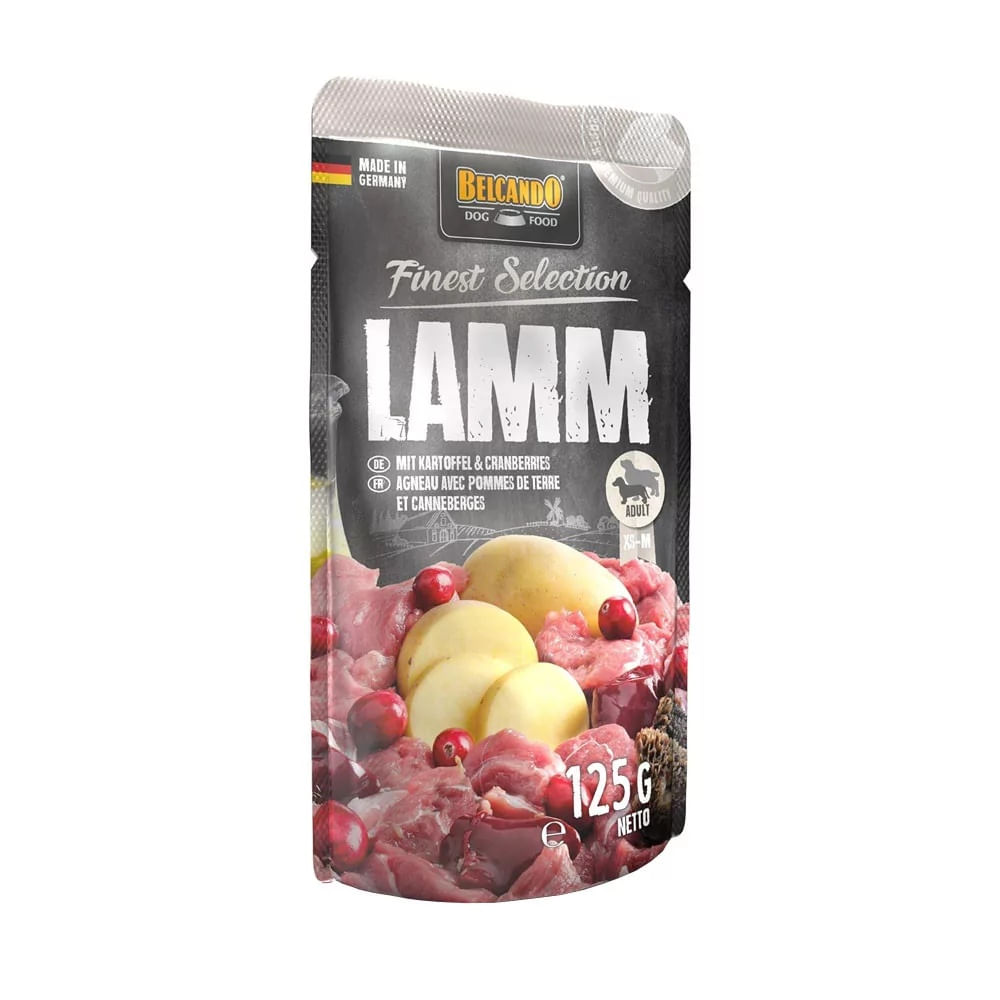 Alimento Belcando Cordero con Patatas y Arándanos Sobre 125gr Alimento Belcando Cordero con Patatas y Arándanos Sobre 125gr