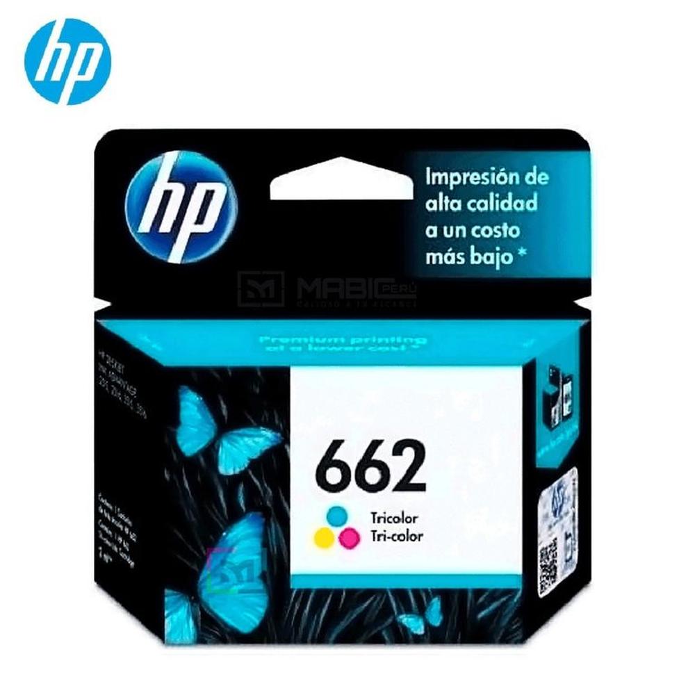 Cartucho de Tinta HP 662 Tricolor CZ104AL Deskjet 2515 3515 Original