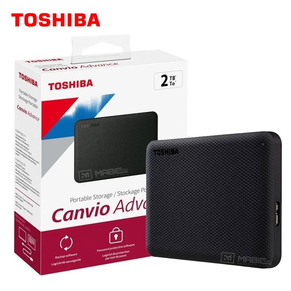 Disco Duro Externo Toshiba Canvio Advance 2TB - Negro - Portátil Disco Duro Externo Toshiba Canvio Advance 2TB - Negro - Portátil