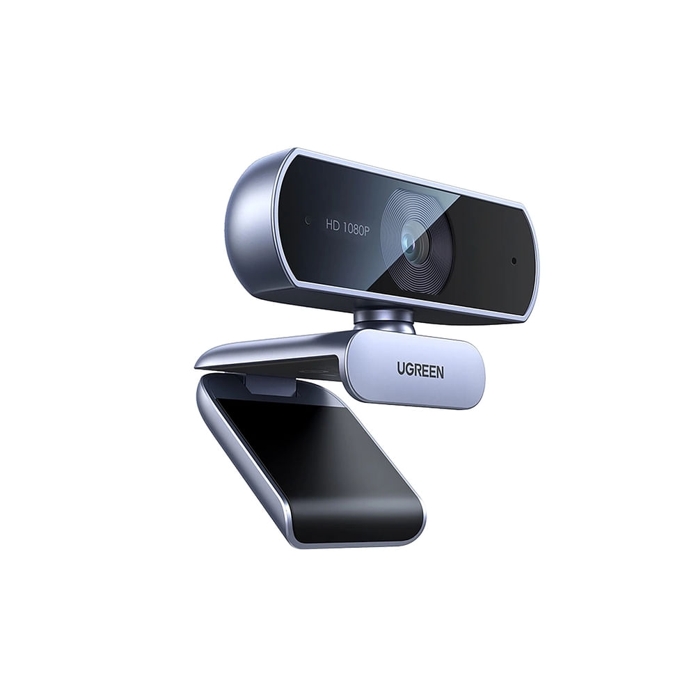 UGREEN Webcam 1080P Full HD con Micrófono y Ángulo Ajustable - Conexión USB Perfecta para Videollam
