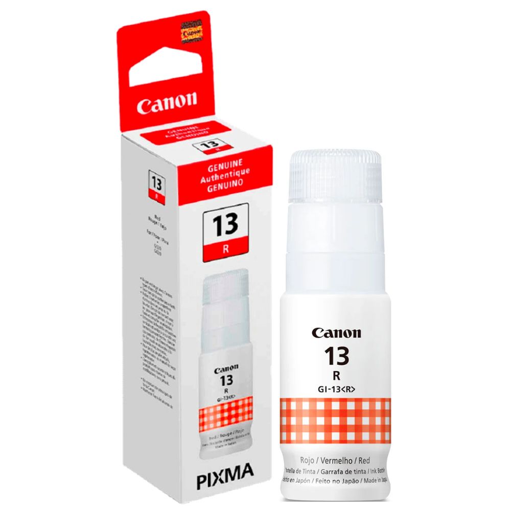 Botella Tinta Canon GI-13 Rojo Botella Tinta Canon GI-13 Rojo