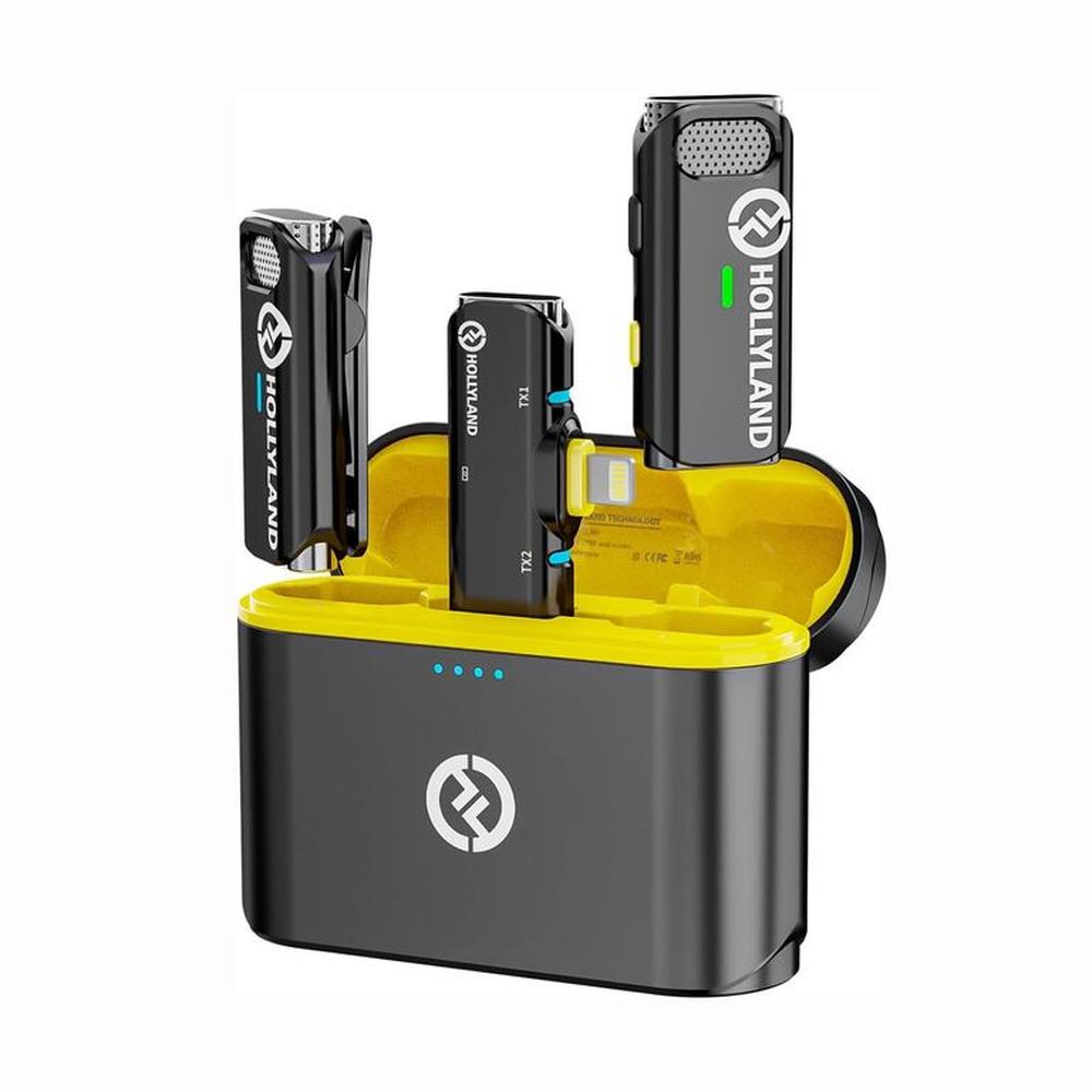 Hollyland Lark C1 Micrófono Inalámbrico 24Ghz Doble Lightning