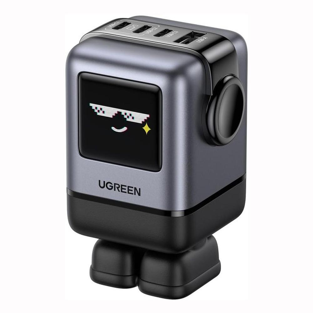 Cargador Ugreen 100W USB-C Robot 4-Puertos GaN Fast Charge Cargador Ugreen 100W USB-C Robot 4-Puertos GaN Fast Charge