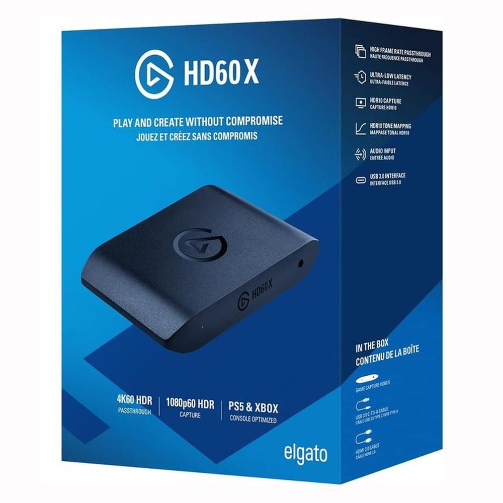 Capturadora de Video Elgato HD60 X HDMI 4K60 HDR Capturadora de Video Elgato HD60 X HDMI 4K60 HDR