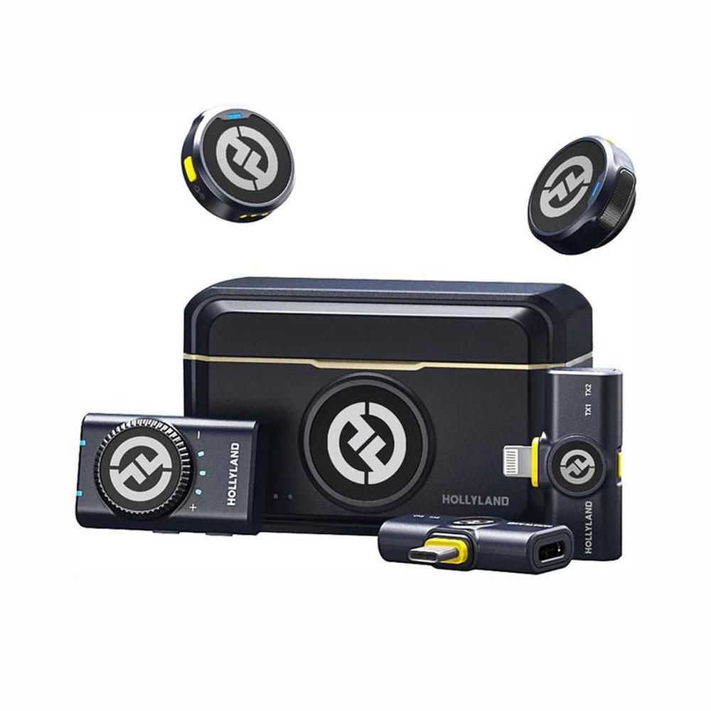 Micrófonos Inalámbricos Hollyland Lark M2 Combo Para Cámaras Teléfonos Android iOS Micrófonos Inalámbricos Hollyland Lark M2 Combo Para Cámaras Teléfonos Android iOS