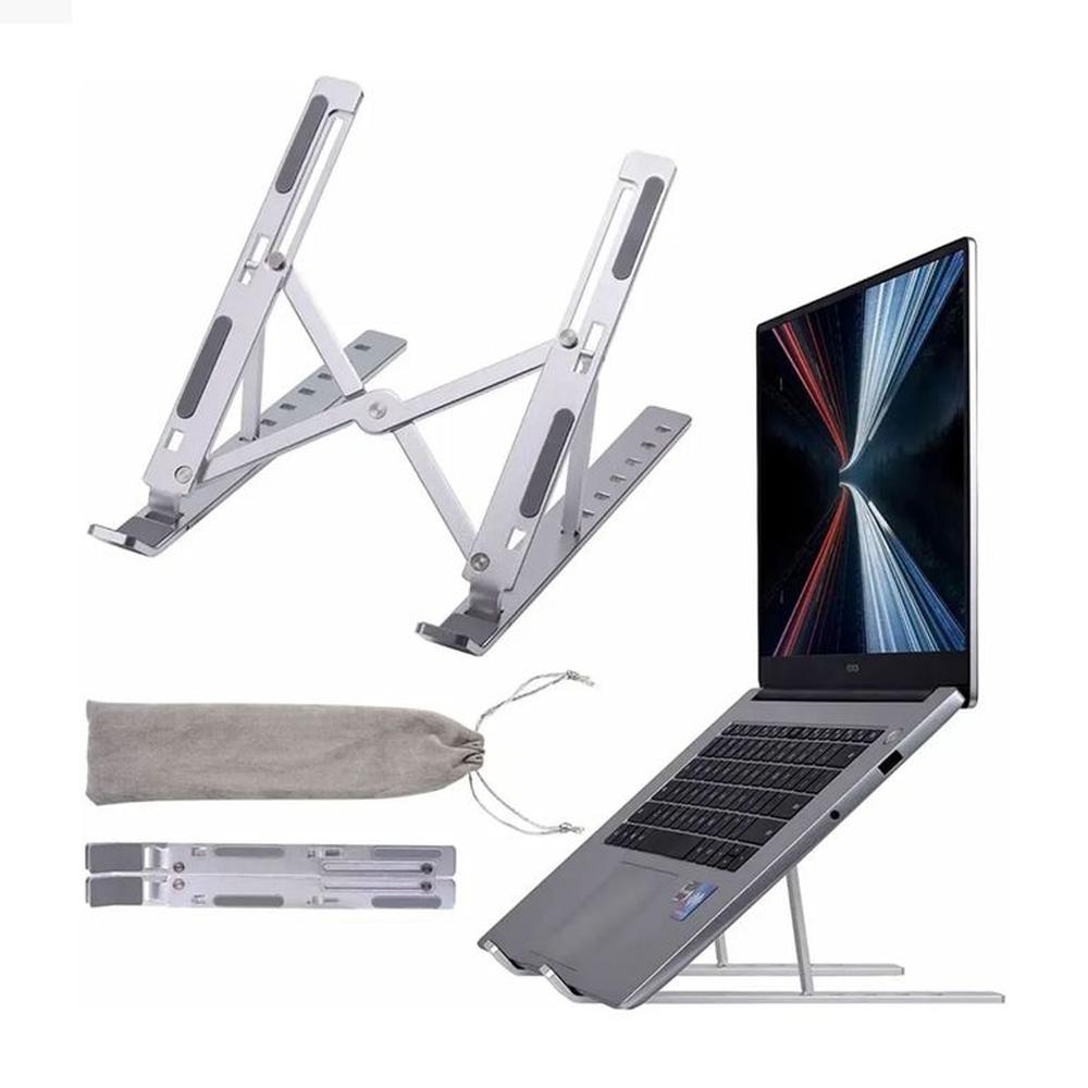 SOPORTE PARA LAPTOP DE ALUMINIO PLEGABLE PREMIUM 7 NIVELES DE INCLINACION SOPORTE PARA LAPTOP DE ALUMINIO PLEGABLE PREMIUM 7 NIVELES DE INCLINACION