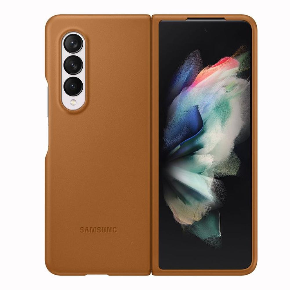 Case de Cuero Samsung Galaxy Z Fold 3 (Mostaza)