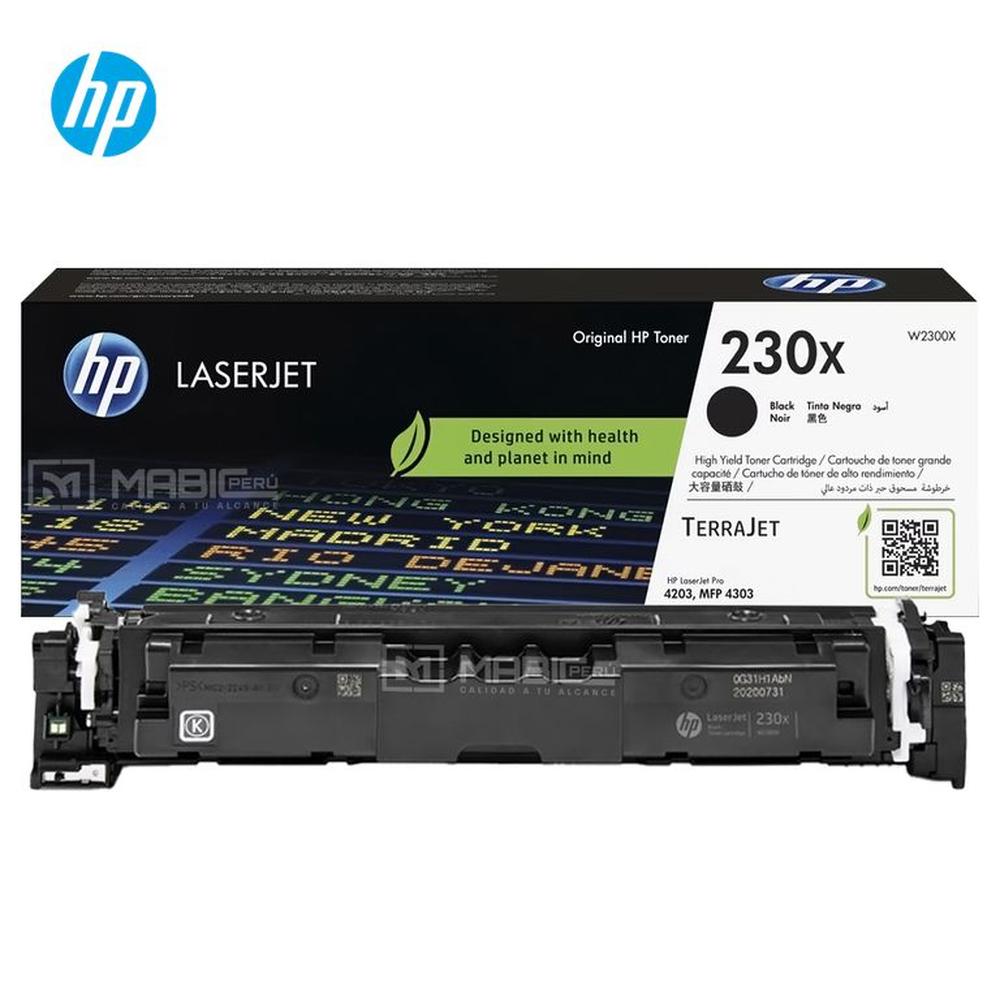 TONER HP 230X NEGRO W2300X LJ 4203 MFP 4303 ORIGINAL TONER HP 230X NEGRO W2300X LJ 4203 MFP 4303 ORIGINAL