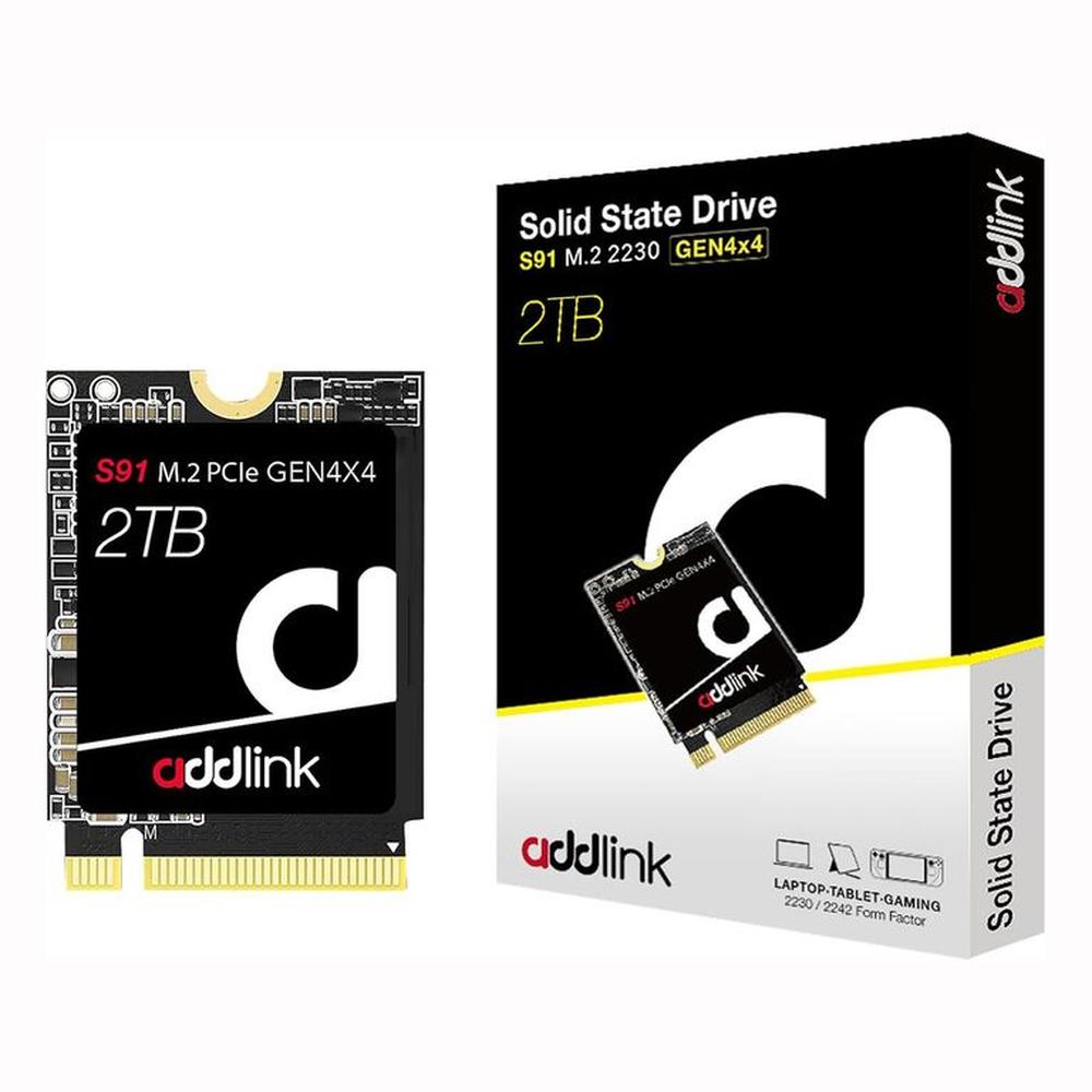 Unidad SSD Addlink S91 2TB 2230 NVMe M.2 PCLe GEN4X4 Unidad SSD Addlink S91 2TB 2230 NVMe M.2 PCLe GEN4X4